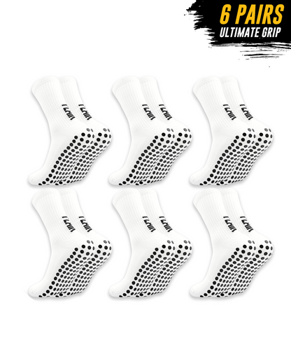 6-Pack - Pro Grip Socks
