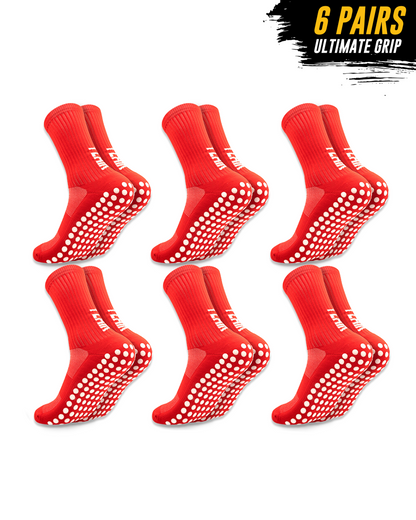 6-Pack - Pro Grip Socks